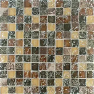Мозаика Glass & Stone FXD010 комбинированная  (чип 23x23) ZZ|30x30