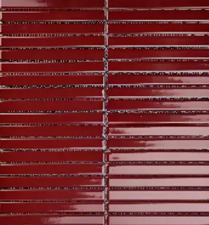 Mosaic 1.5х14.5 Y15F736 Красный глянцевый 29.4х31.3