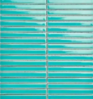 Mosaic 1.5х14.5 Y15FW30 голубой глянцевый 29.4х31.3