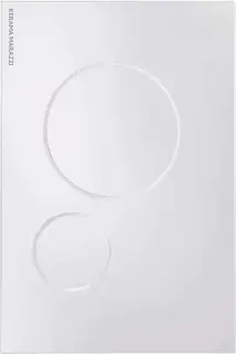 Кнопка смыва для системы инсталляции, цвет белый-глянец (круглая)