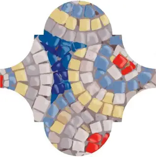 Декор Арабески Майолика Гауди|6.5x6.5