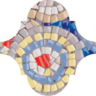 Декор Арабески Майолика Гауди|6.5x6.5