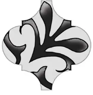 Декор Арабески глянцевый орнамент|6.5x6.5