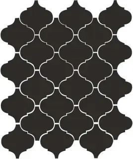 Арабески глянцевый черный|26x30