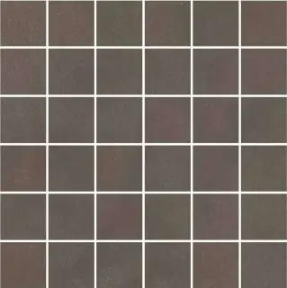 Декор Про Чементо мозаичный коричневый тёмный матовый 30x30