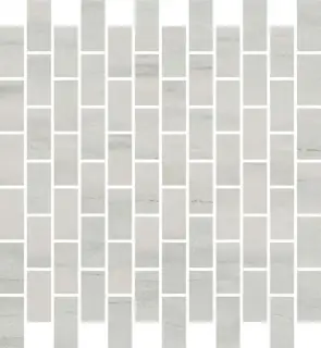 Декор Белем мозаичный серый светлый глянцевый |30x32