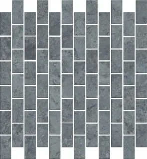 Декор Эвора мозаичный синий светлый глянцевый |32х30