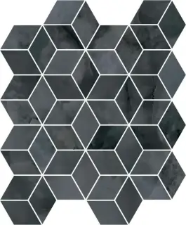 Декор Джардини серый темный мозаичный |45x37,5