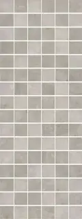 Декор Монсанту мозаичный серый светлый глянцевый |15х40