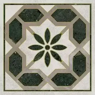 Вставка Серенада 3 лаппатированный обрезной 7,2x7,2