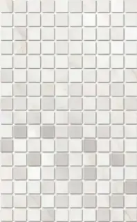 Декор Гран Пале белый мозаичный |25x40