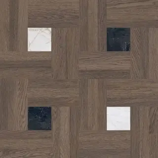 LEATHERWOOD CHESTERFIELD EBONY NAT.3D 60X60 8,5 мм