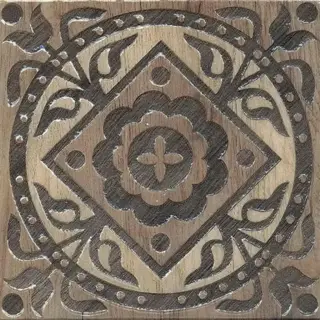 Вставка Фратте серый лаппатированный XX|20х20