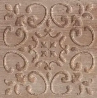 Вставка Браш Вуд коричневый B481|9.9x9.9