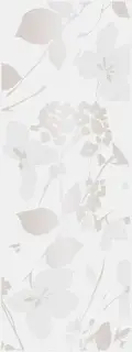 Декор Вилланелла Цветы белый|15х40