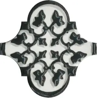 Декор Арабески глянцевый орнамент|6.5x6.5