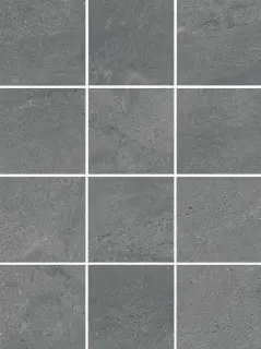 Матрикс серый тёмный, полотно 29,8х39,8 из 12 частей 9,8х9,8