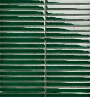 Mosaic 1.5х14.5 Y15F340 Зеленый глянцевый 29.4х31.3