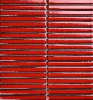 Mosaic 1.5х14.5 Y15FW36 Красный матовый 29.4х31.3