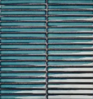 Mosaic 1.5х14.5 Y15FW26 Голубой глянцевый 29.4х31.3