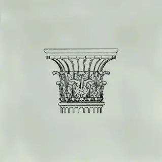 Декор Авеллино фисташковый Капитель F502 |15х15