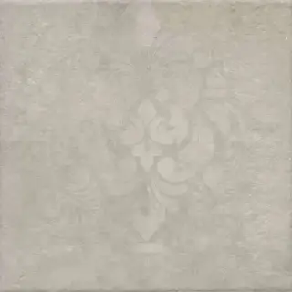 Хадду серый светлый матовый декорированный 40,2x40,2x0,8