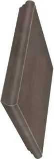 Ступень угловая Хадду коричневый матовый 34x34x0,8