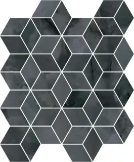 Декор Джардини серый темный мозаичный |45x37,5