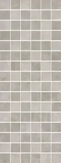 Декор Монсанту мозаичный серый светлый глянцевый |15х40