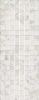 Декор Алькала белый мозаичный XX |20x50