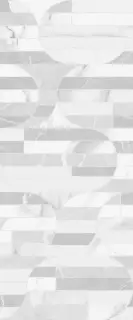 Modello white wall 02 25х60