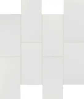 B&W Marble White Naturale 6 Mm 7,5x15 Muretto 30x30