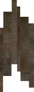 Flowtech Aged Bronz Nat. Listello Sfalsato 21x40
