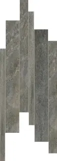 Walks 1.0 Gray Modulo Listello Sfalstato 21x40