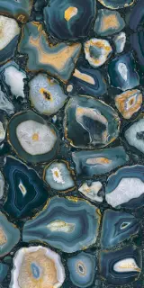 Mystic Luxe Indigo Gold Satin 6 Mm 60x120