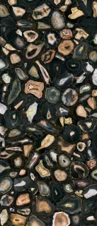 Mystic Luxe Black Sea Glossy 6 Mm 120x280