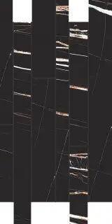 Stones & More 2.0 Sahara Noir Matte Listello Sfalsato 30x60