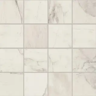 Stones & More 2.0 Calacatta Glossy 6 Mm Mos 7.5x7.5 30x30