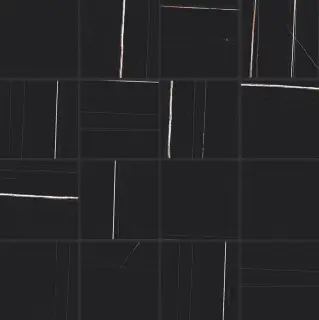 Stones & More 2.0 Sahara Noir Glossy 6 Mm Mos 7.5x7.5 30x30