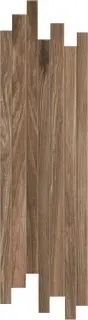 Wooden Tile Walnut Modulo Sfalstato Nat 20x60