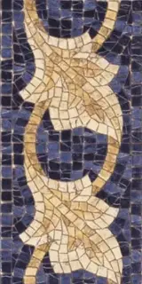 Бордюр Cenefa Afrodita Azul 21.7x43.5