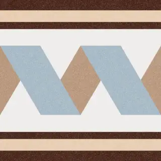 Декор 1900 Florentina-2 Celeste 20x20