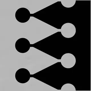 Декор Filippo Soul Blason Gris Negro 20x20