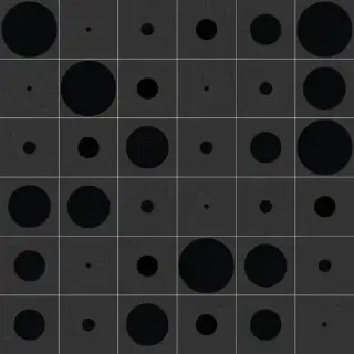 Декор Filippo Soul Tondo Basalto 20x20