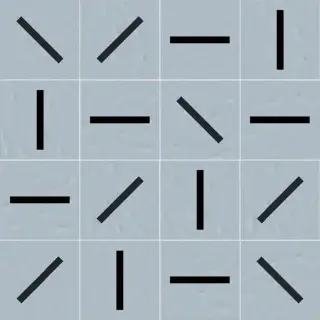 Декор Filippo Soul Virgola Celeste 20x20