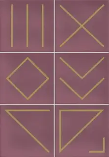 Настенная плитка Nagano Marsala 23x33.5