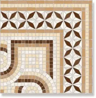 Декор Via Appia Cant. Paxos Marron 43.5x43.5