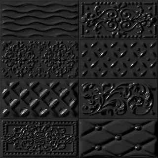 Декор Raspail Negro 10x20