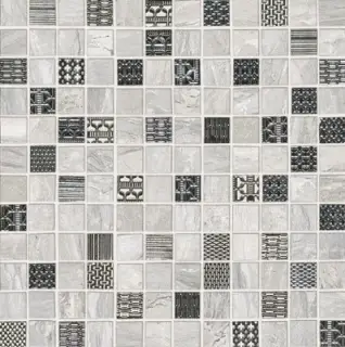 Мозаика MIX GEM WHITE 29,1X29,1