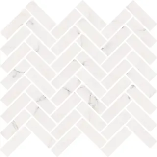 Мозаика SENSI MOS CHEVRON STATUARIO WHITE	30X30